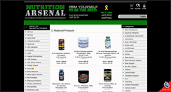 Desktop Screenshot of nutritionarsenal.com